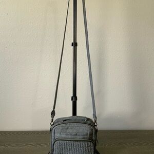 Lug Ranger - Medium Quilted Crossbody Bag - Heather Gray